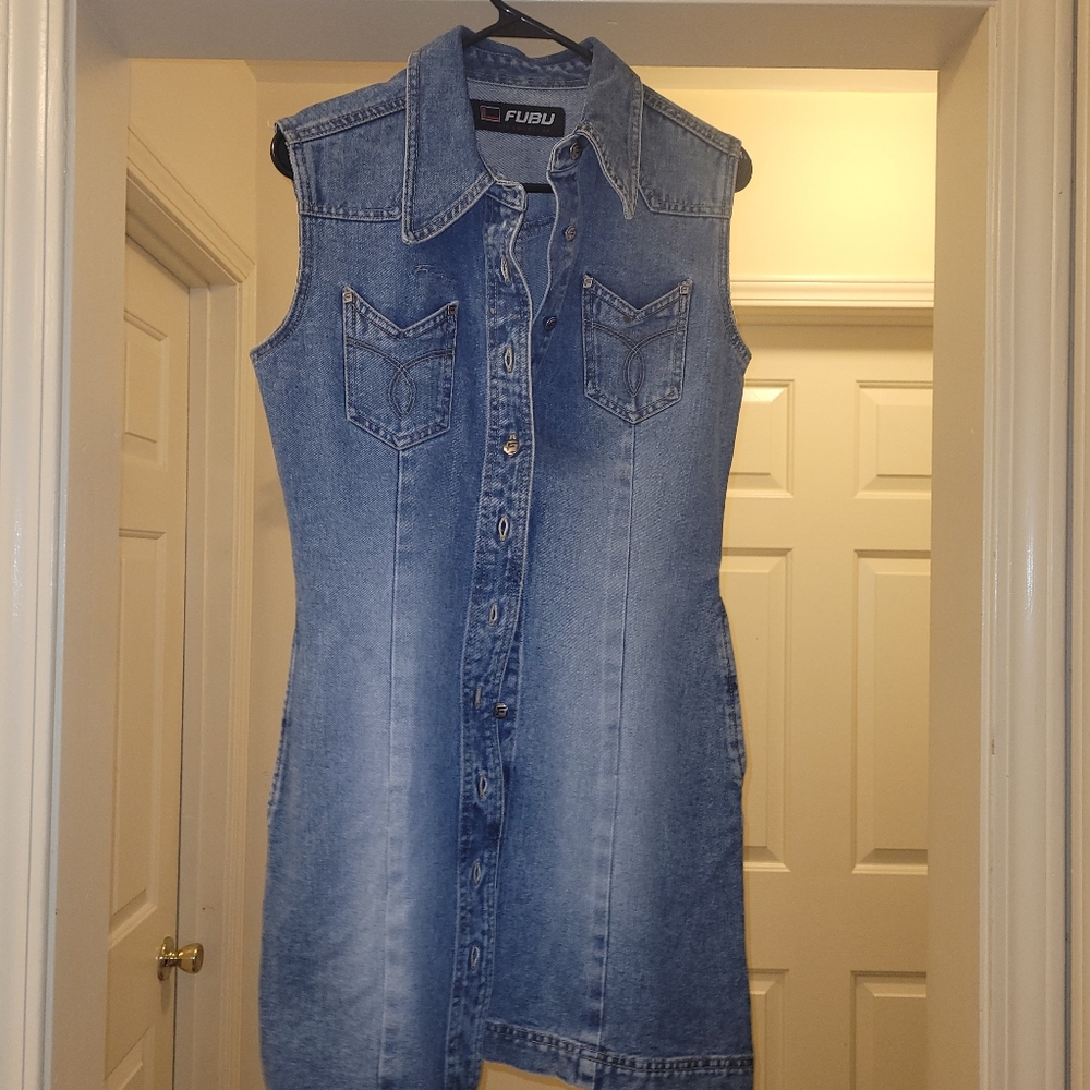 Denim dress